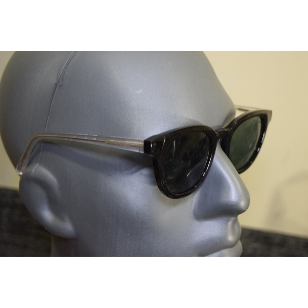 Marc Hunter MH7927 Black Crystal Clear Panto Sunglasses‎ 51 22 145 FLAWS
